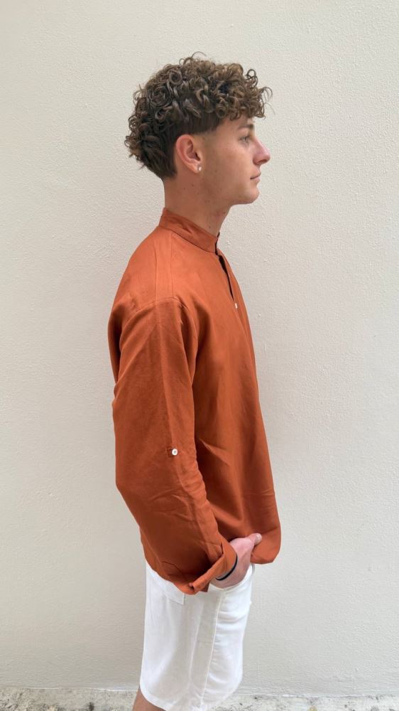 Antonio D'anna - Camicia collo Coreana 4 botton