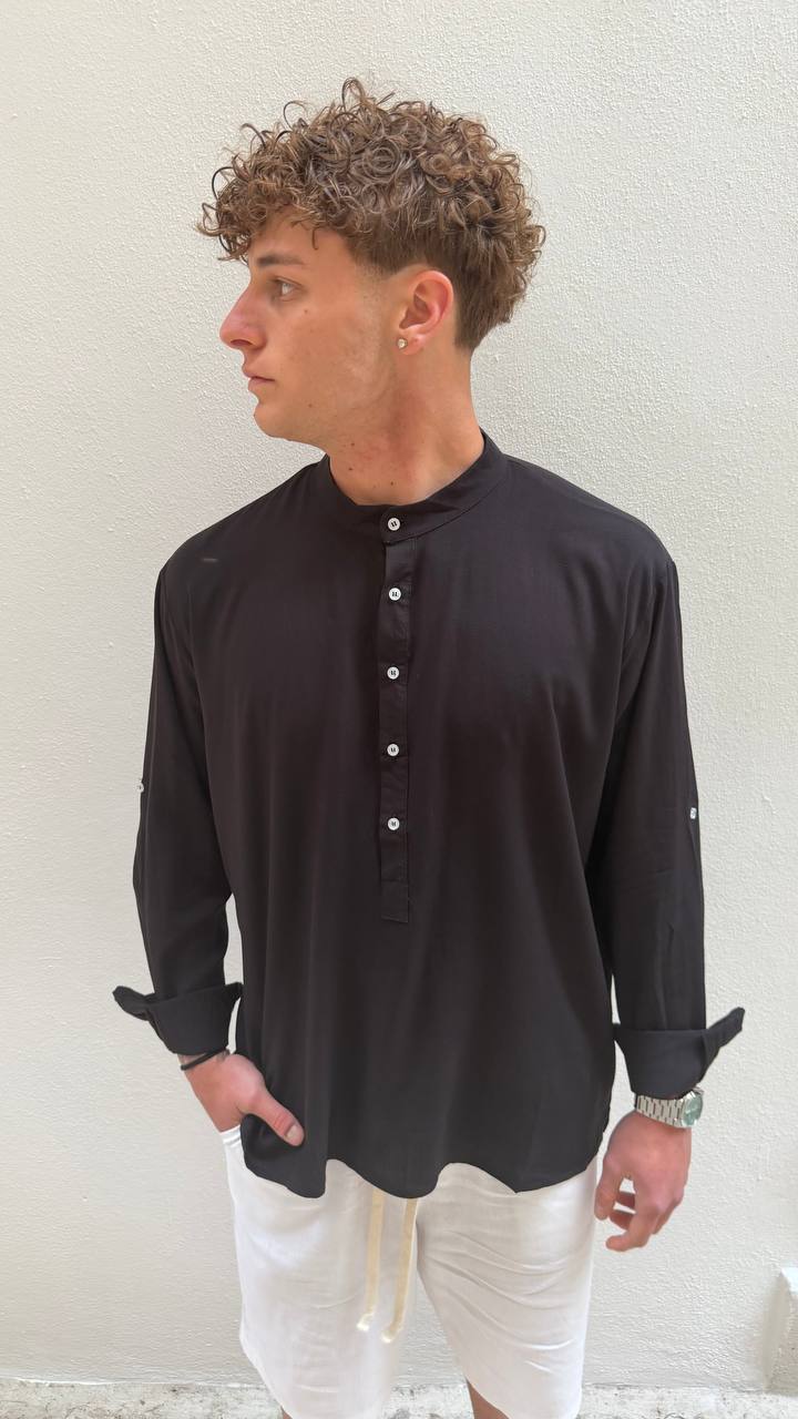 Antonio D'anna - Camicia collo Coreana 4 botton