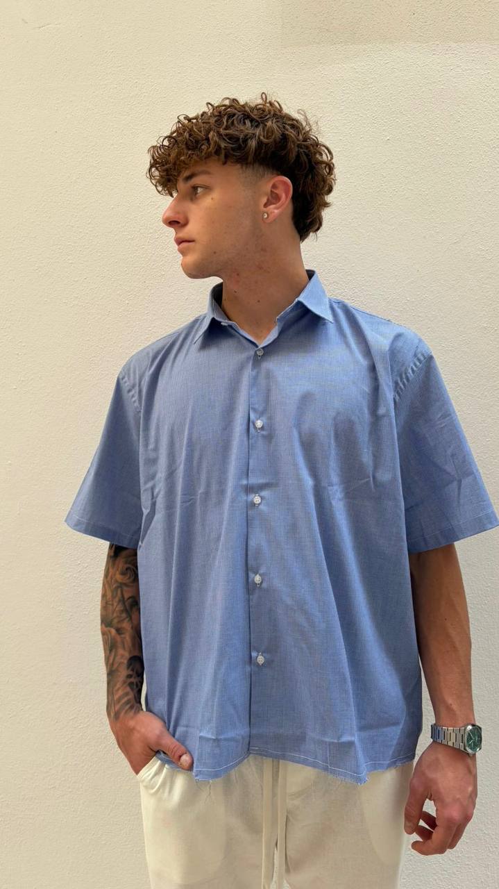 Antonio D'anna - Camicia Mezza Manica Over