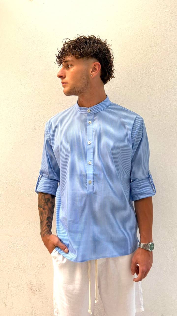 Antonio D'anna - Camicia collo Coreana 4 botton