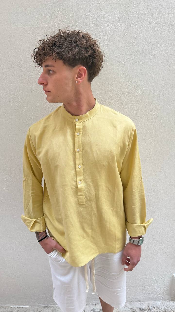 Antonio D'anna - Camicia collo Coreana 4 botton