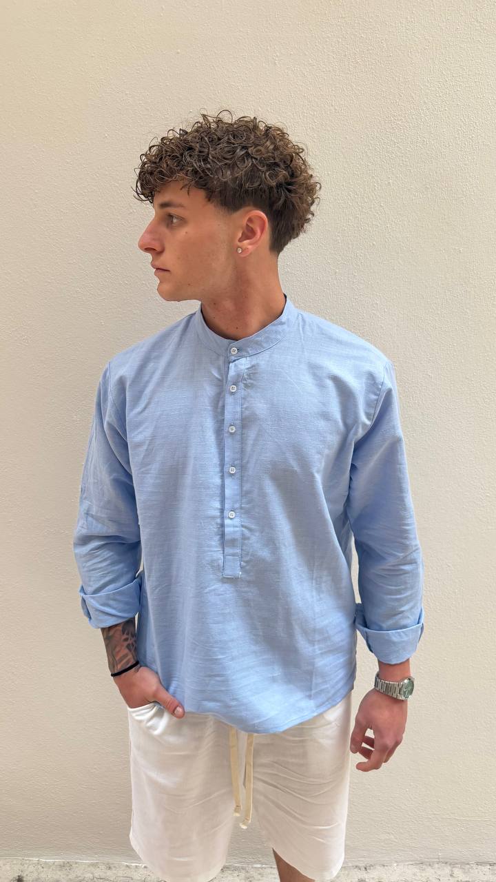 Antonio D'anna - Camicia collo Coreana 4 botton